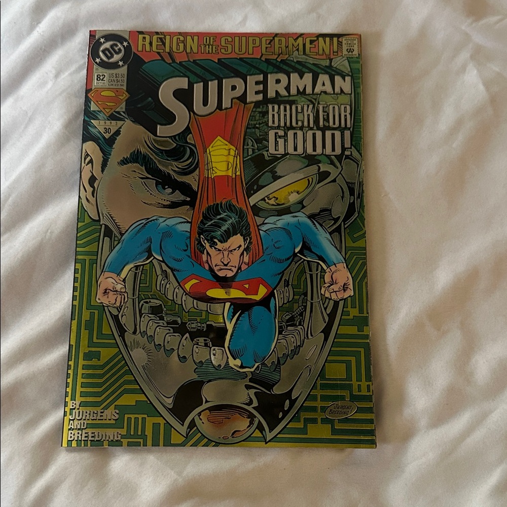 DC Comics Superman Comic - Blue, Red, Green, Black
